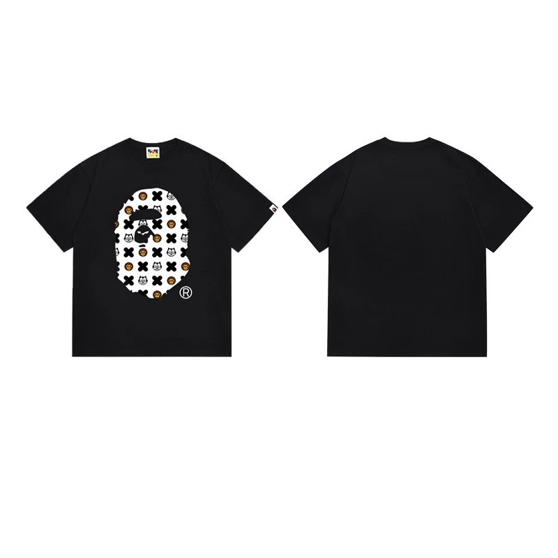 A Bathing Ape T-Shirts Head Graphic — 156 black