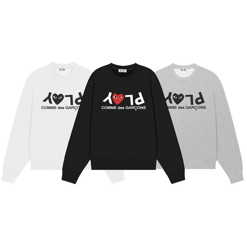 Comme des Garçons Hoodies & Sweatshirts PLAY heart graphic crewneck sweatshirt image 4