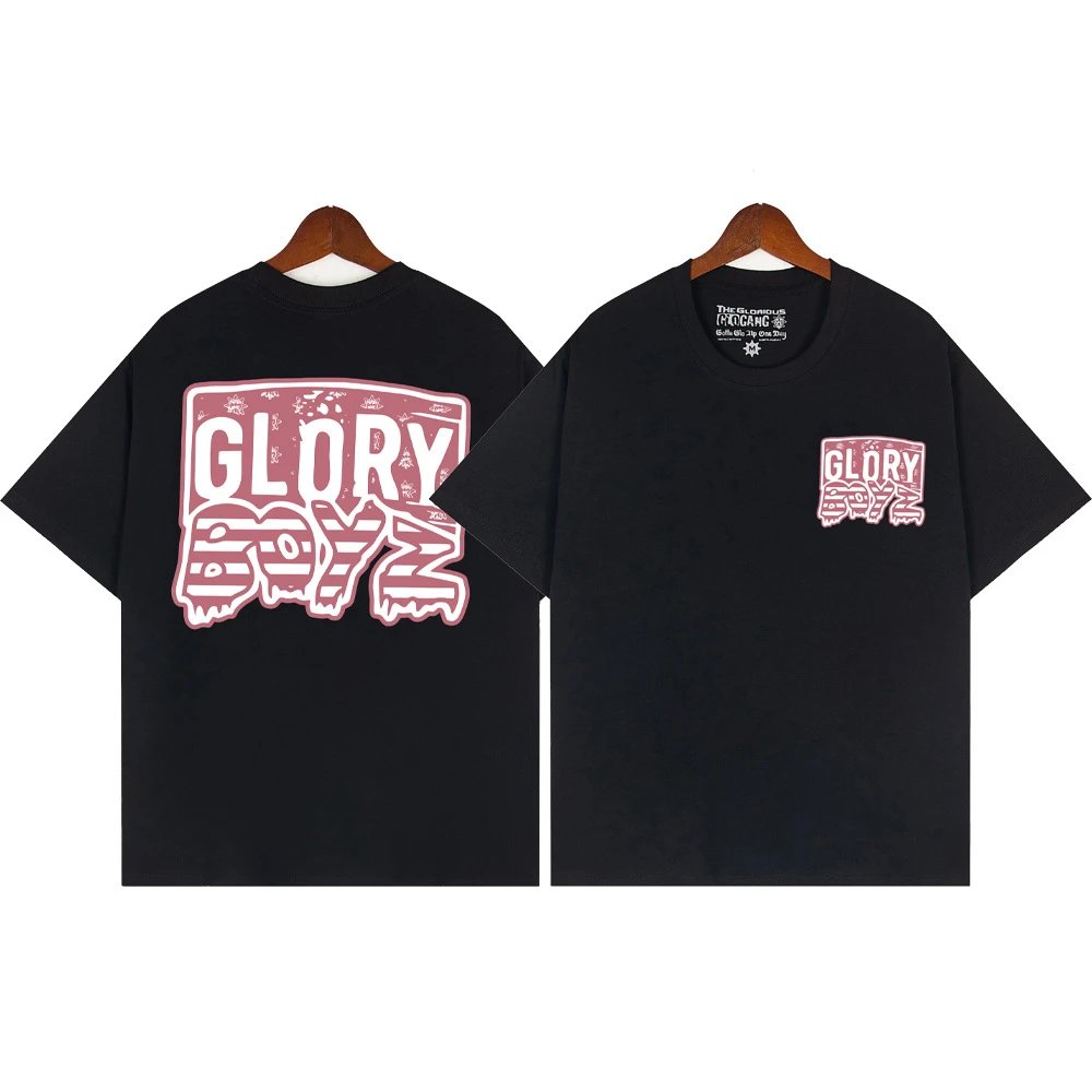 Glo Gang T-Shirts Graphic Print Crew Neck T-Shirt — 113 black