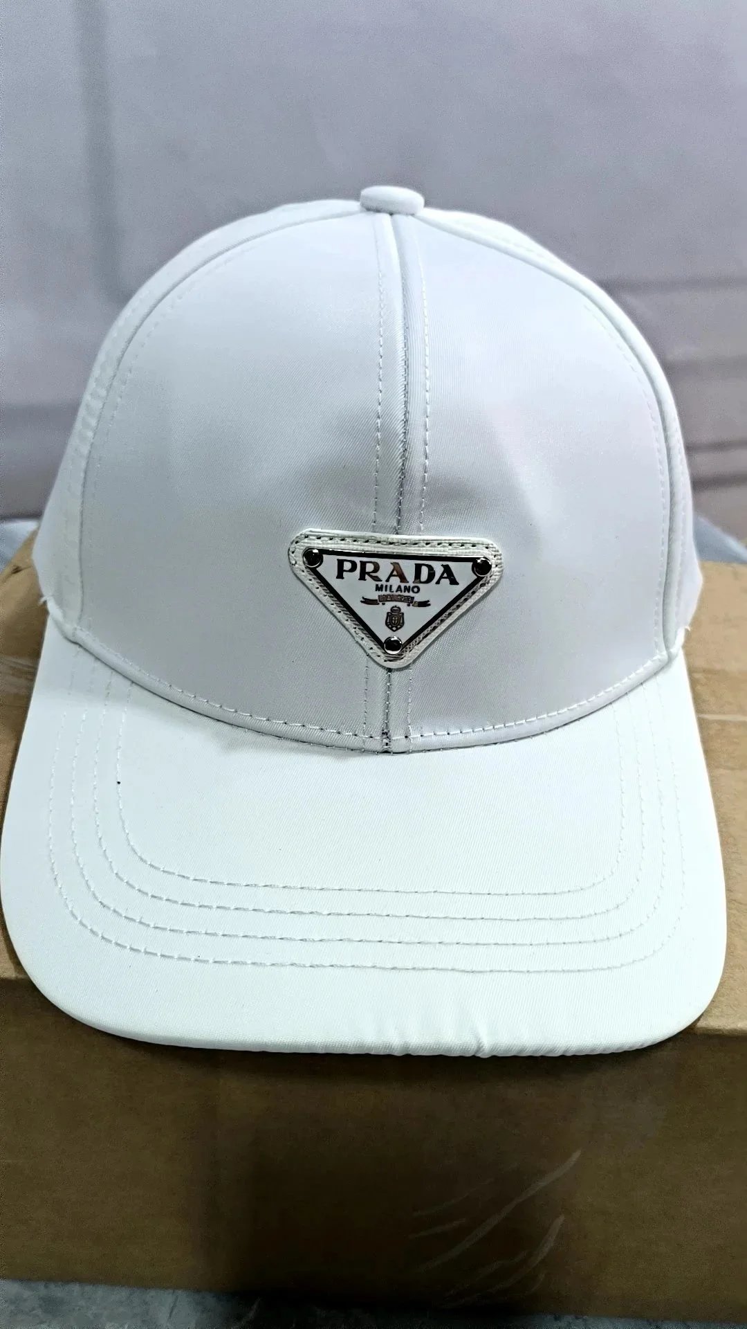 Burberry Hats Embroidered Equestrian Knight Check Trim Baseball Cap image 3