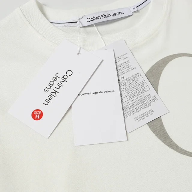 Calvin Klein T-Shirts Logo-print crew-neck short-sleeve product detail image 27