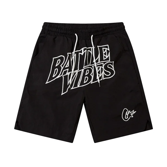 Unbranded Shorts Drawstring Mesh with Embroidered Graphic Lettering product detail image 24
