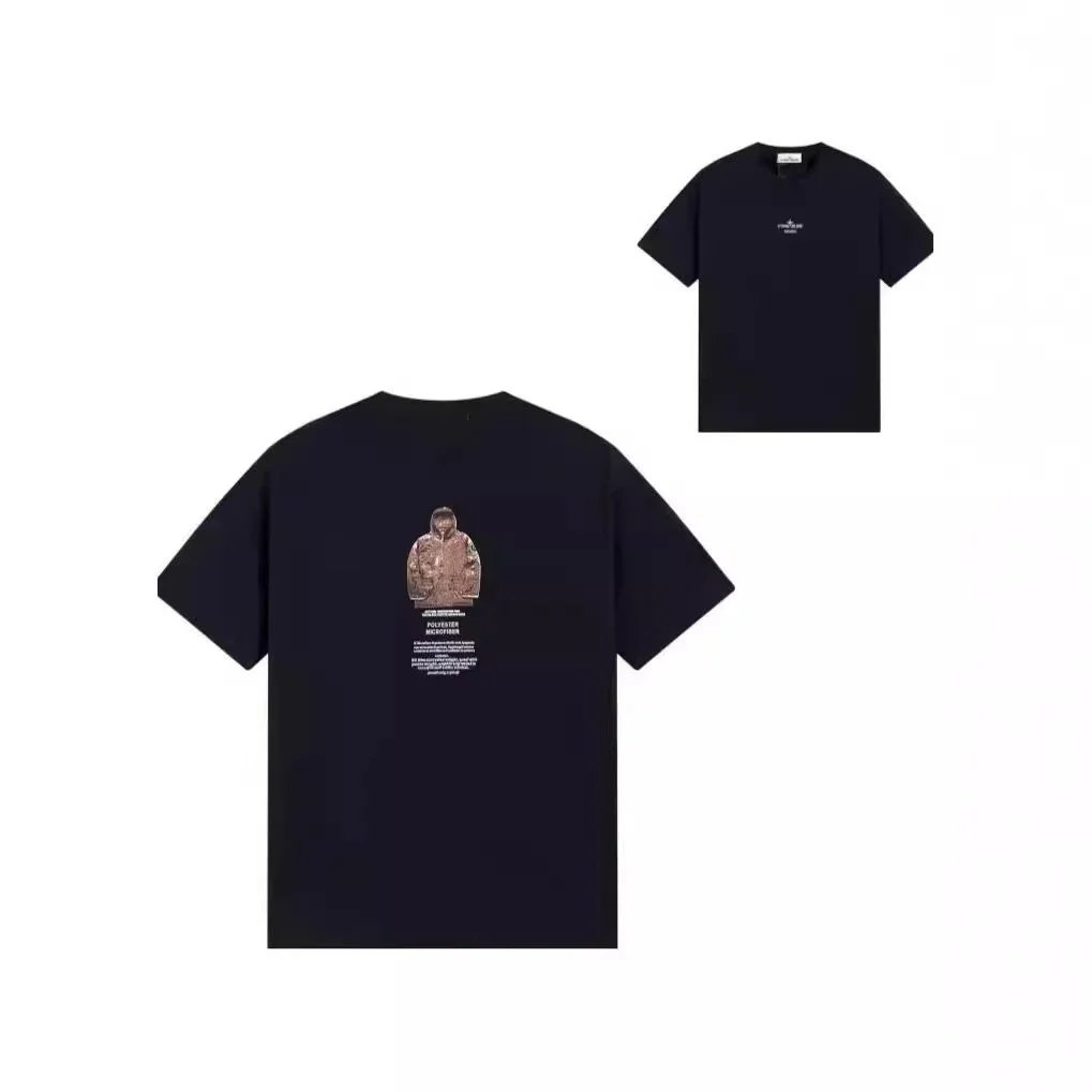 Stone Island T-Shirts Short-Sleeve Graphic Print T-Shirt image 2