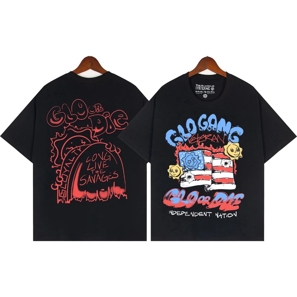 Glo Gang T-Shirts Graphic Print Crew Neck T-Shirt image 5