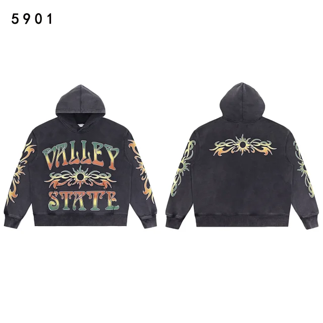 Vale Forever Matching Sets Bee graphic striped hoodie and sweatpants set product detail image 16