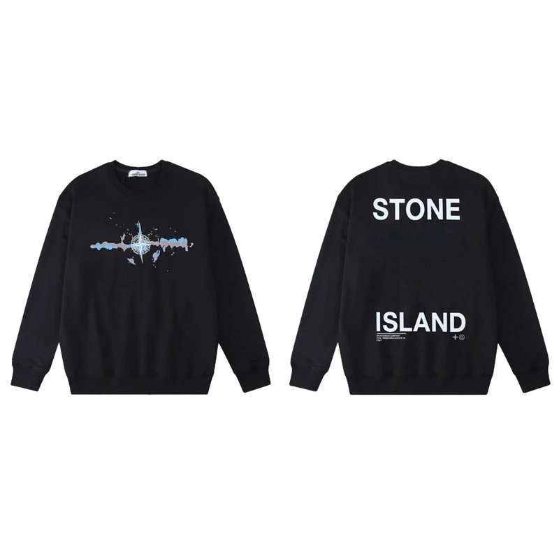 Stone Island Hoodies & Sweatshirts Crewneck graphic sweatshirt — W803 black