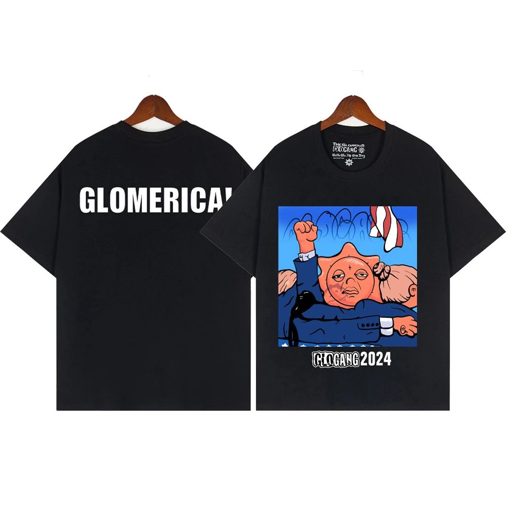 Glo Gang T-Shirts Graphic Print Crew Neck T-Shirt — 107 black