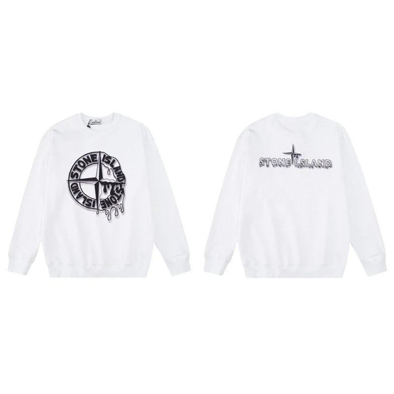 Stone Island Hoodies & Sweatshirts Crewneck graphic sweatshirt — W812 white