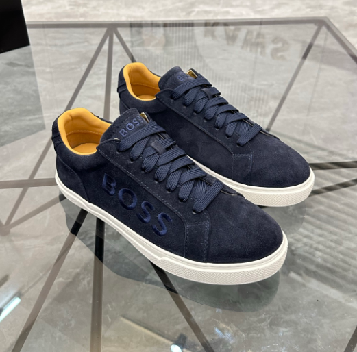 BOSS Sneakers Suede low-top lace-up — 03