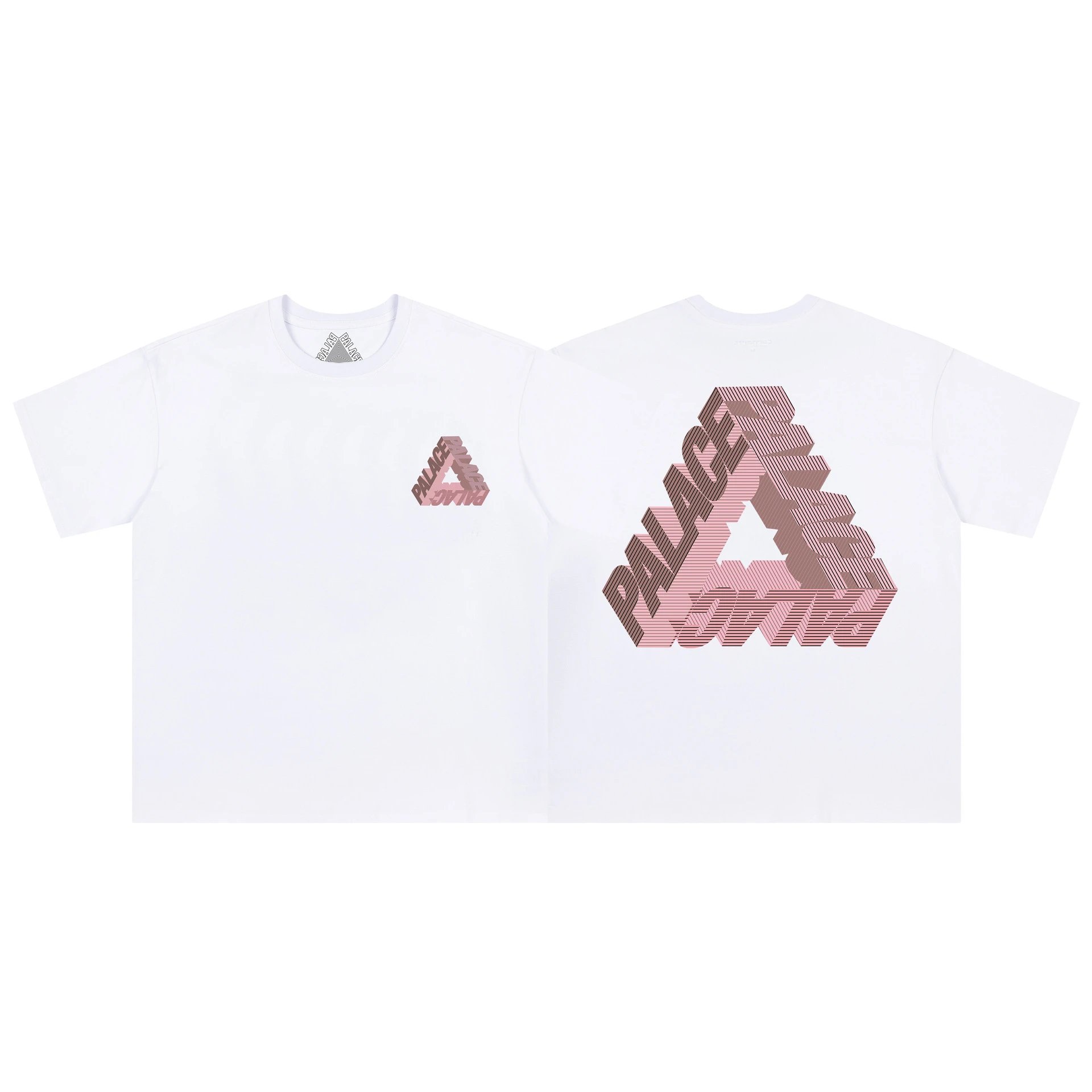 Palace T-Shirts Tri-Ferg Graphic — 09 white