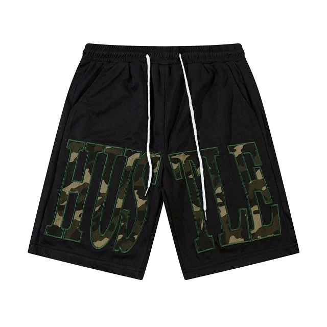 Unbranded Shorts Drawstring Mesh with Embroidered Graphic Lettering product detail image 31