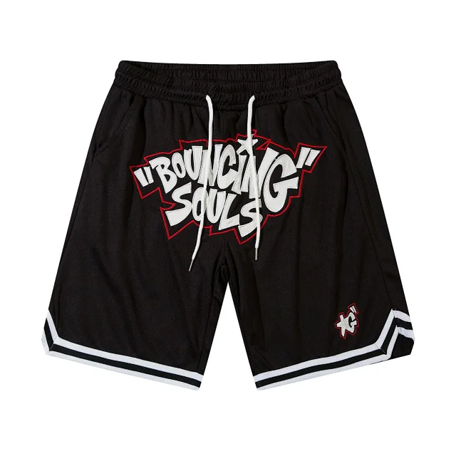 Unbranded Shorts Drawstring Mesh with Embroidered Graphic Lettering product detail image 16