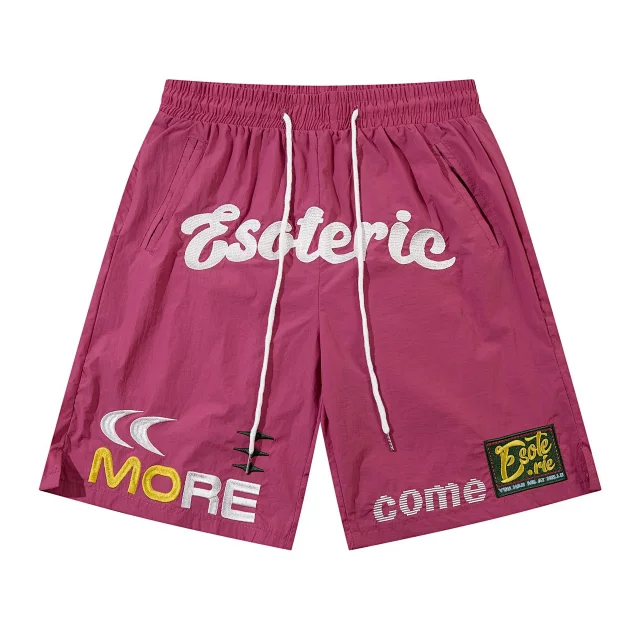 Unbranded Shorts Drawstring Mesh with Embroidered Graphic Lettering product detail image 41