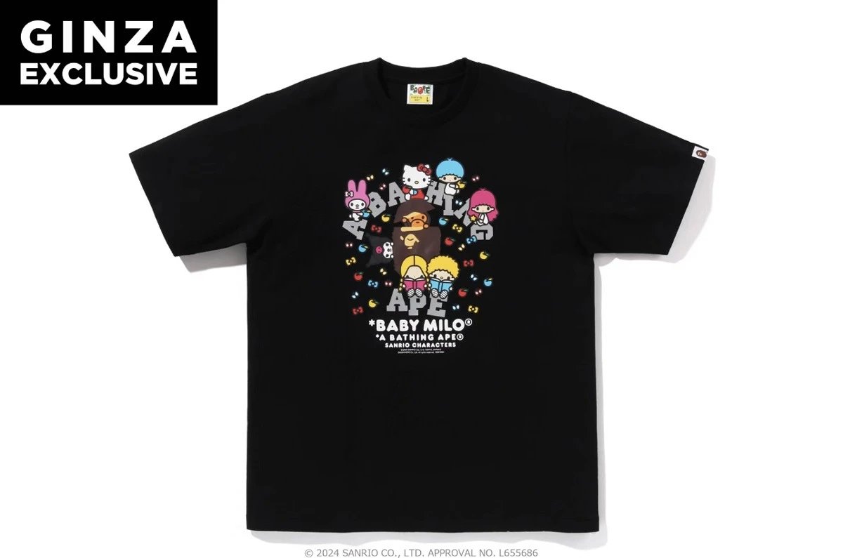 A Bathing Ape T-Shirts Baby Milo Sanrio Character Graphic — The Black Family 2