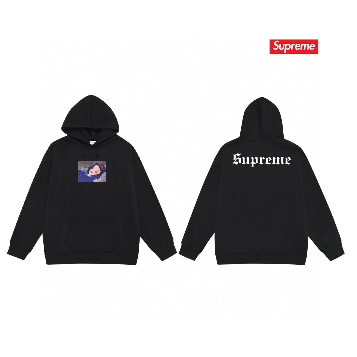 Supreme Hoodies & Sweatshirts Graphic Print Pullover Hoodie — 37