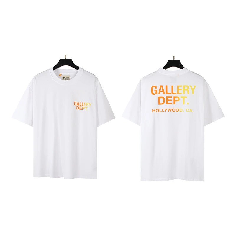 Gallery Dept. T-Shirts Loose Graphic Print — 9003 White (Digital Direct Injection)