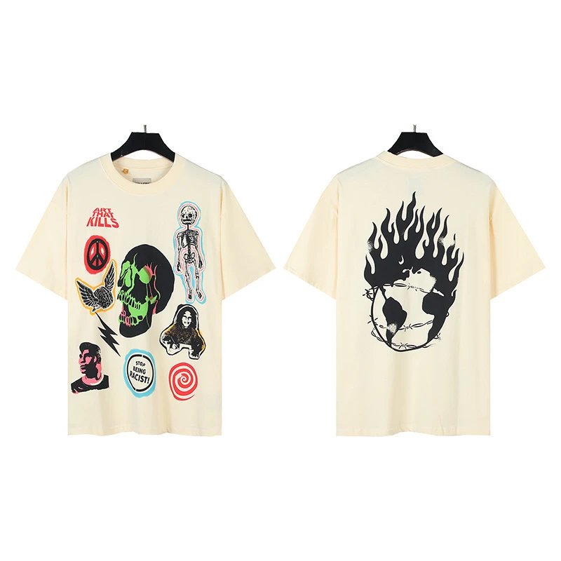 Gallery Dept. T-Shirts Loose Graphic Print — 9012 Apricot (Digital Direct Injection)