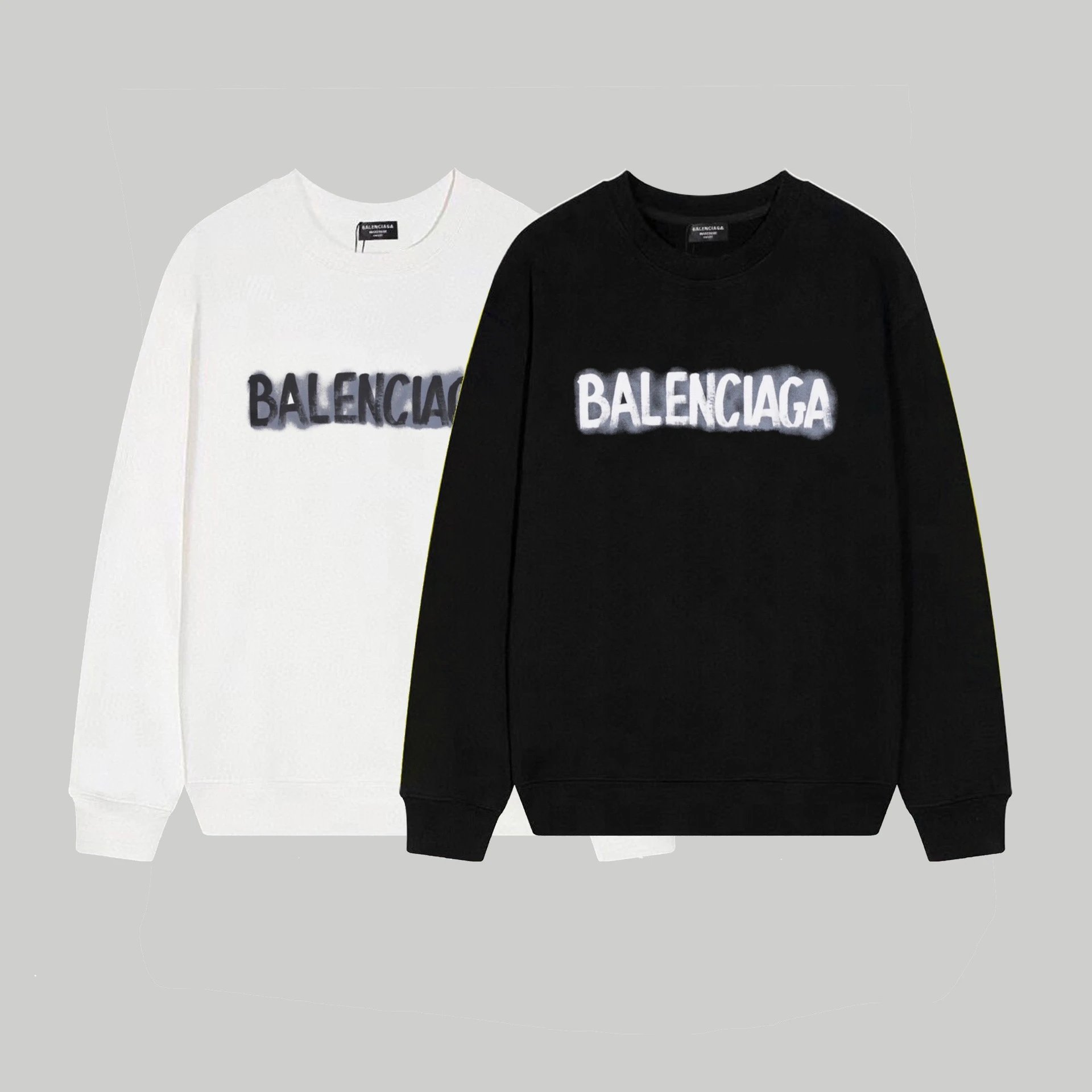 Balenciaga Hoodies & Sweatshirts Crewneck logo-print sweatshirt image 4