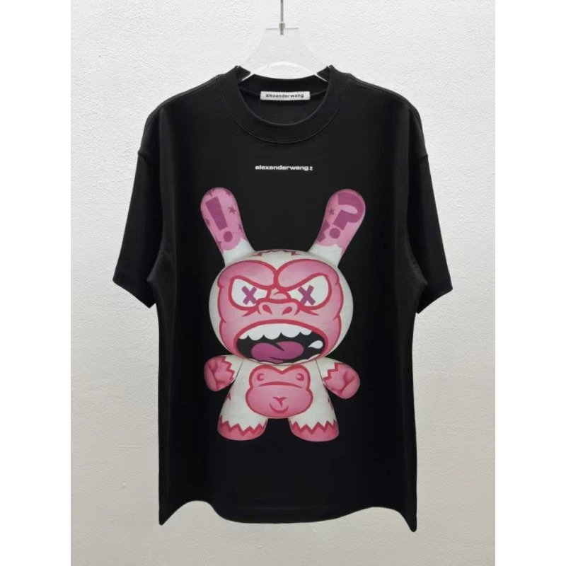 Alexander Wang T-Shirts Graphic Logo T-Shirt — 25-2