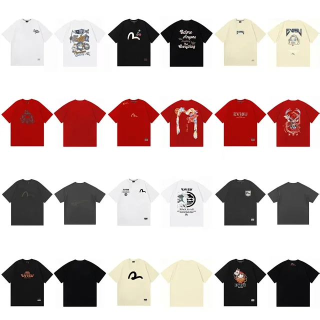 Evisu T-Shirts Short-Sleeve Graphic Print T-Shirt product detail image 3