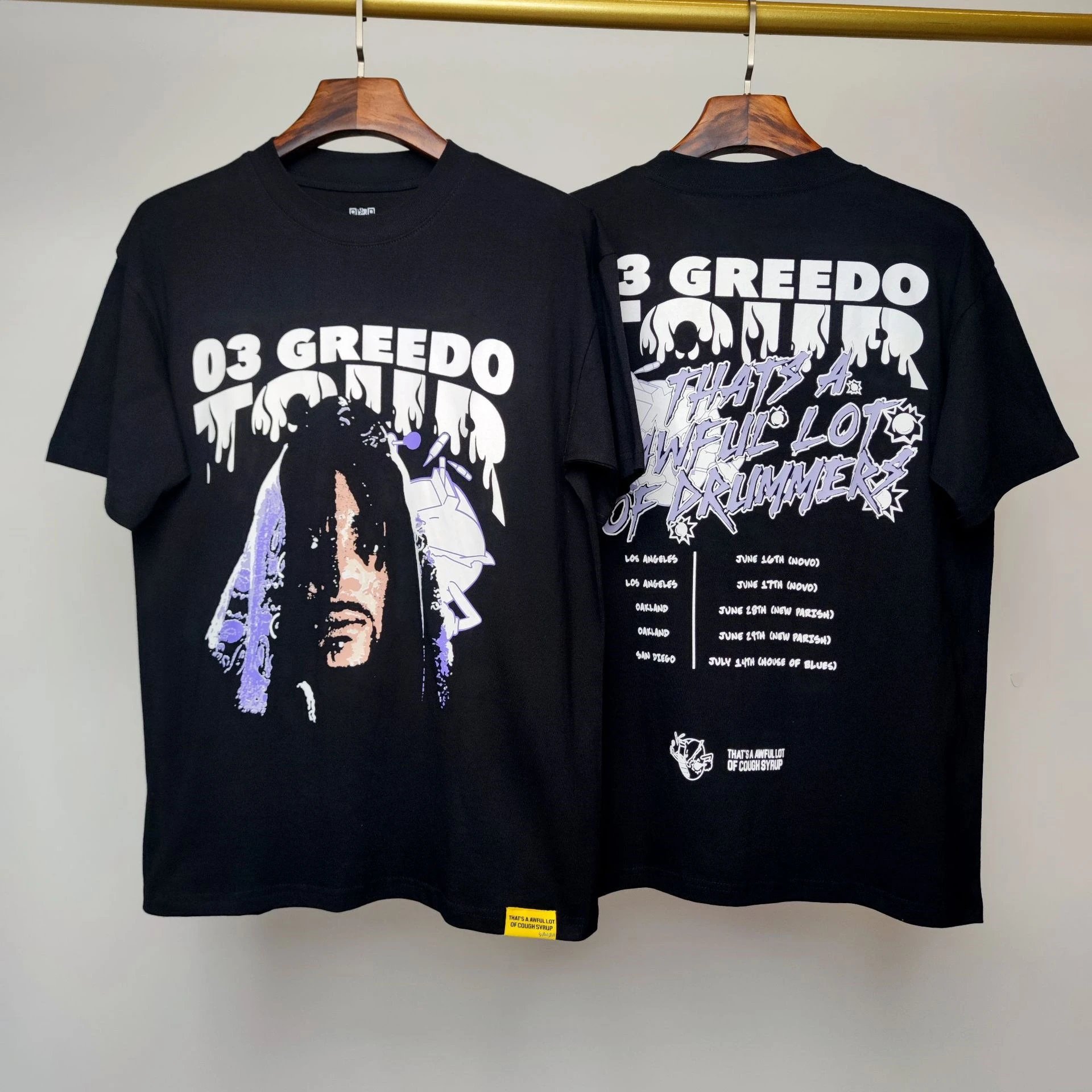 Unbranded T-Shirts Graphic Print — 49 Black
