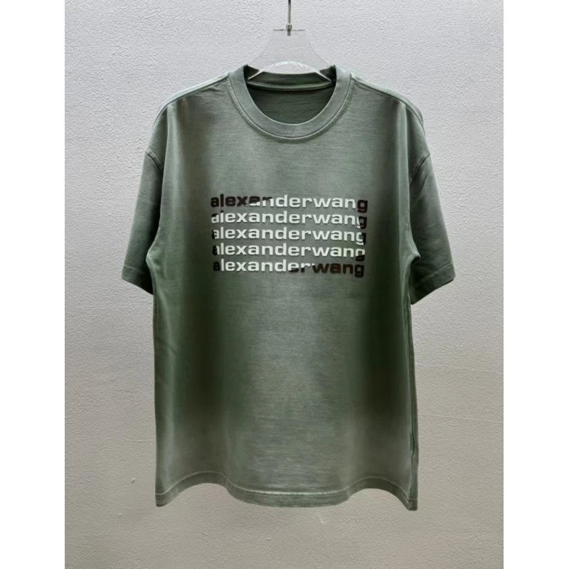 Alexander Wang T-Shirts Washed graphic logo T-shirt — 36