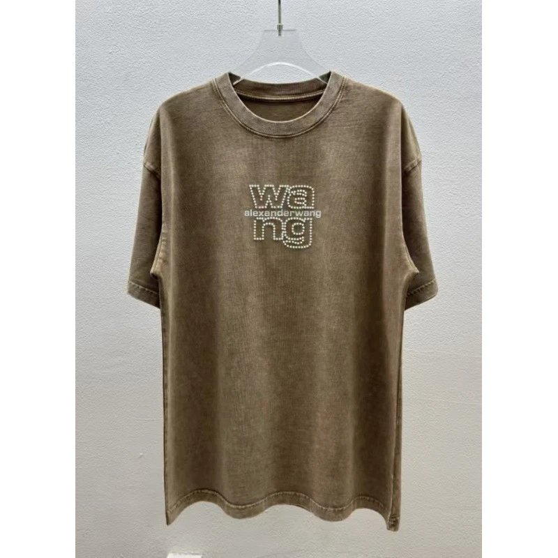 Alexander Wang T-Shirts Washed graphic logo T-shirt — 38