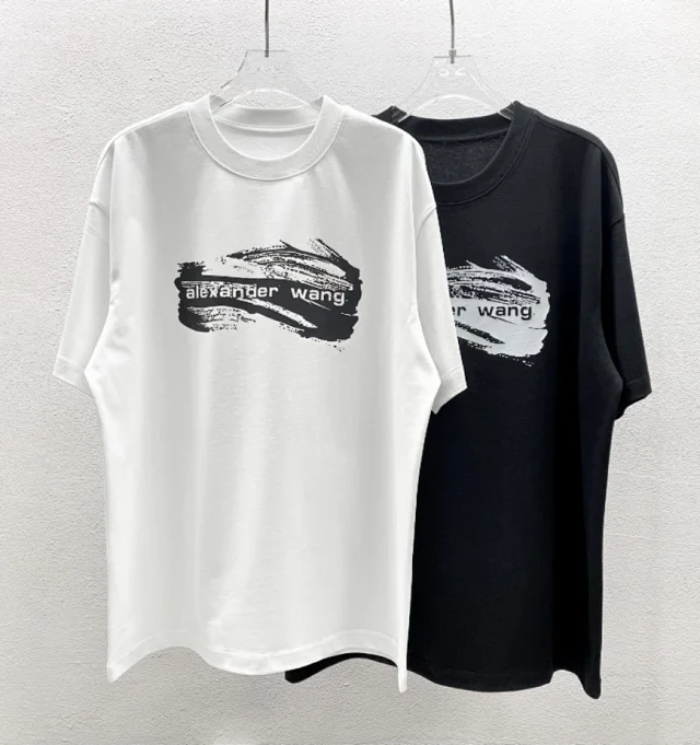 Alexander Wang T-Shirts Graphic Logo T-Shirt product detail image 3