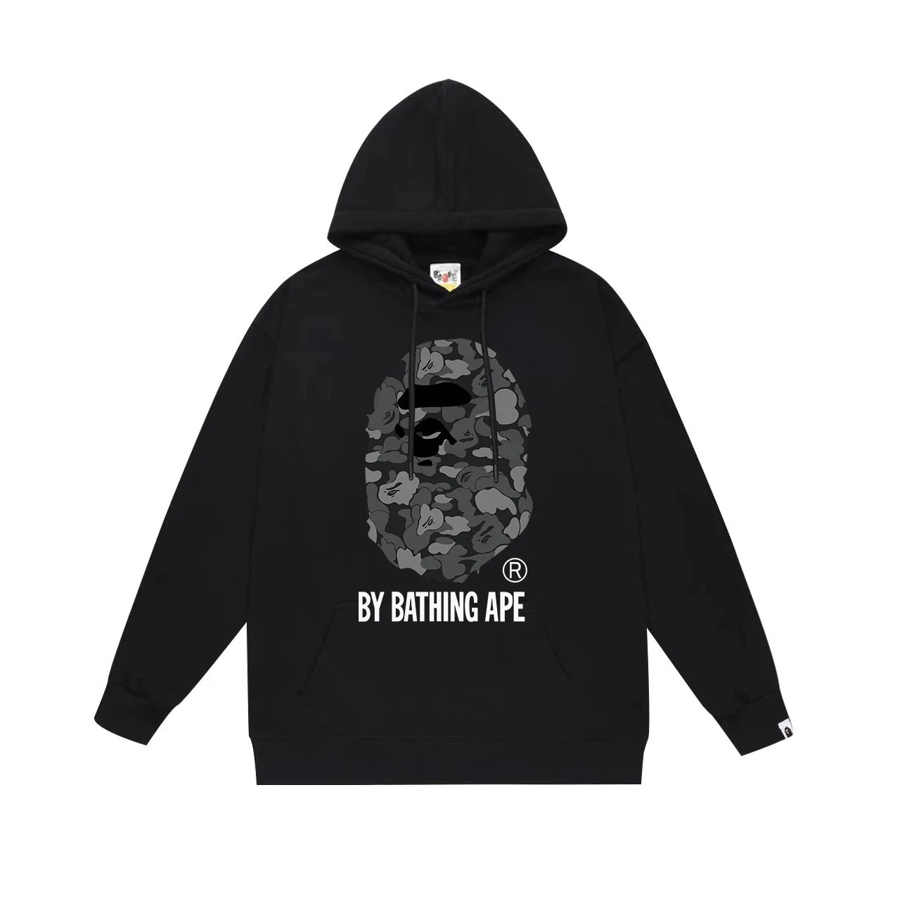 BAPE Hoodies & Sweatshirts Graphic Pullover Hoodie — 647 Black