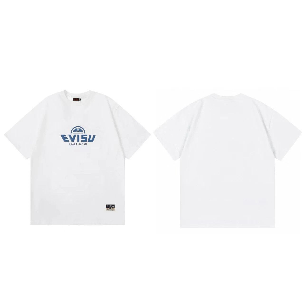 Evisu T-Shirts Short-Sleeve Graphic Print T-Shirt — white F 252