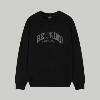 Balenciaga Hoodies & Sweatshirts Crewneck logo-print sweatshirt — 175 black