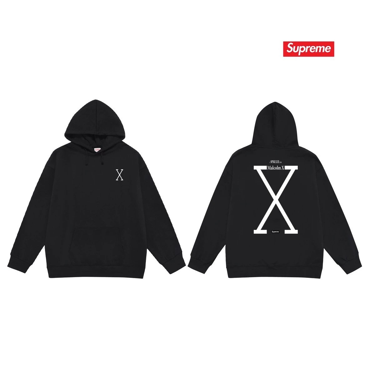 Supreme Hoodies & Sweatshirts Dover Street Market car graphic pullover hoodie — S 2215 Black with fleece lining