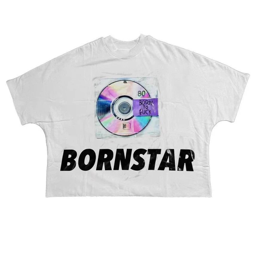 Bornstar T-Shirts Graphic Print Short-Sleeve T-Shirt image 2