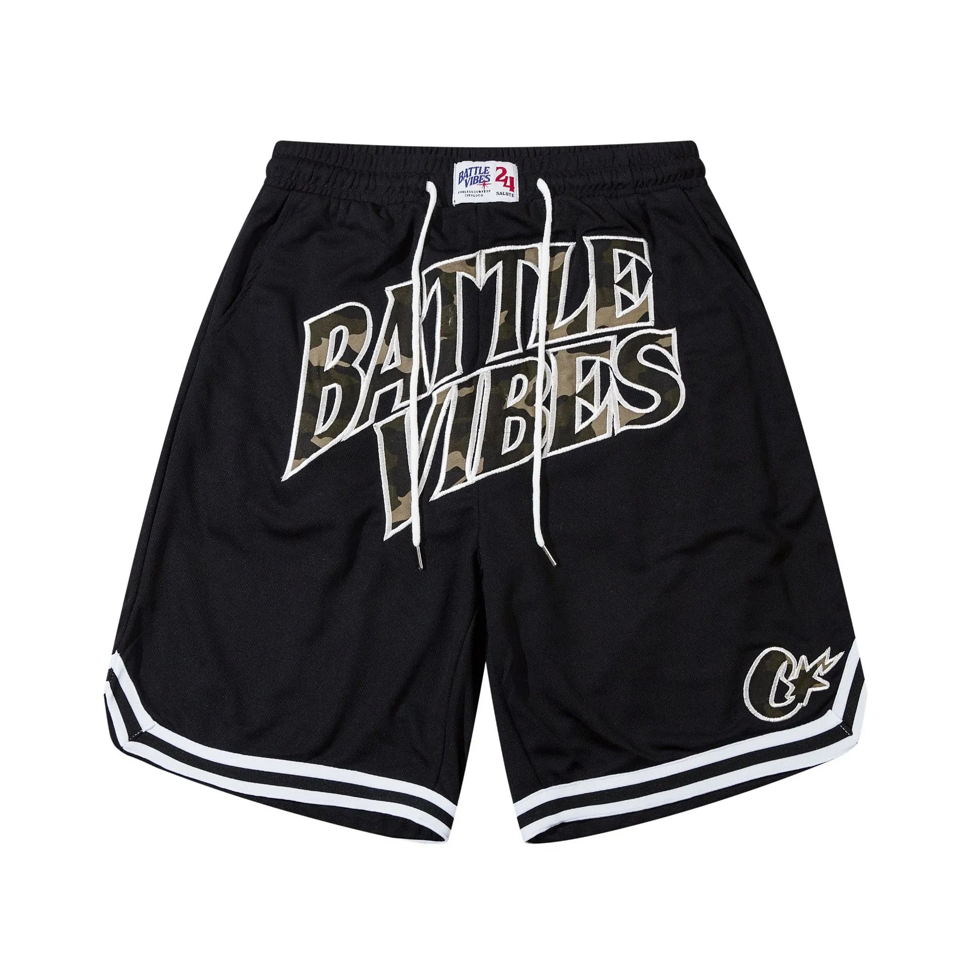 Cityloco Shorts Graphic Mesh Basketball — 88 black
