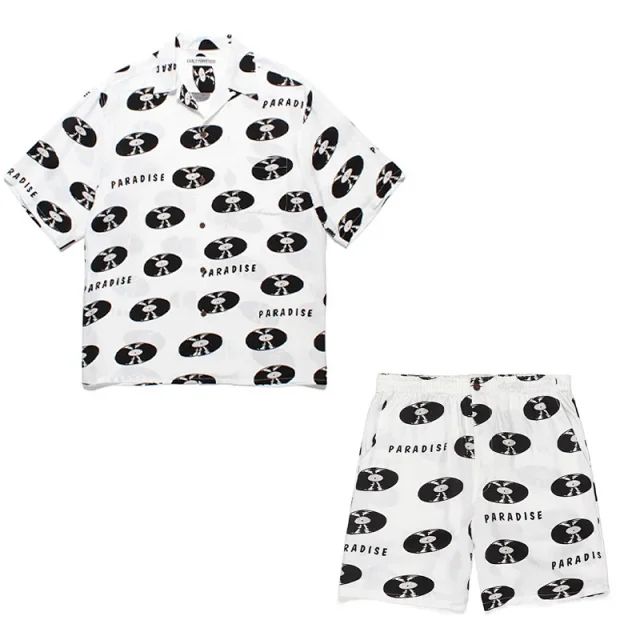 WACKO MARIA Matching Sets Tiger Print Hawaiian Shirt and Shorts Set product detail image 11