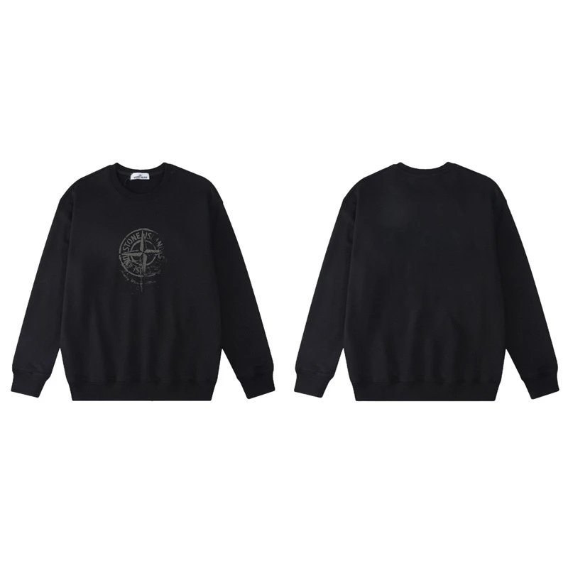 Stone Island Hoodies & Sweatshirts Crewneck graphic sweatshirt — W813 black