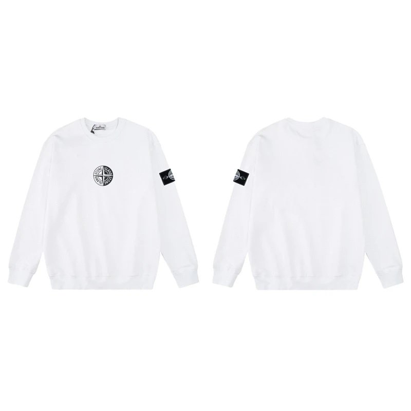 Stone Island Hoodies & Sweatshirts Crewneck graphic sweatshirt — W816 white
