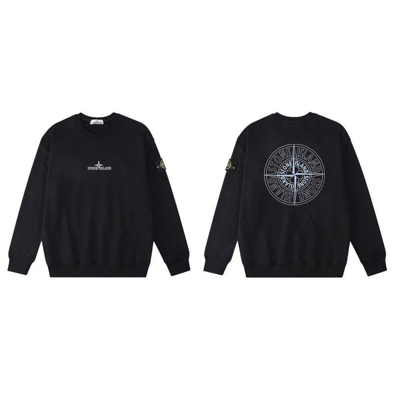 Stone Island Hoodies & Sweatshirts Crewneck graphic sweatshirt — W817 black