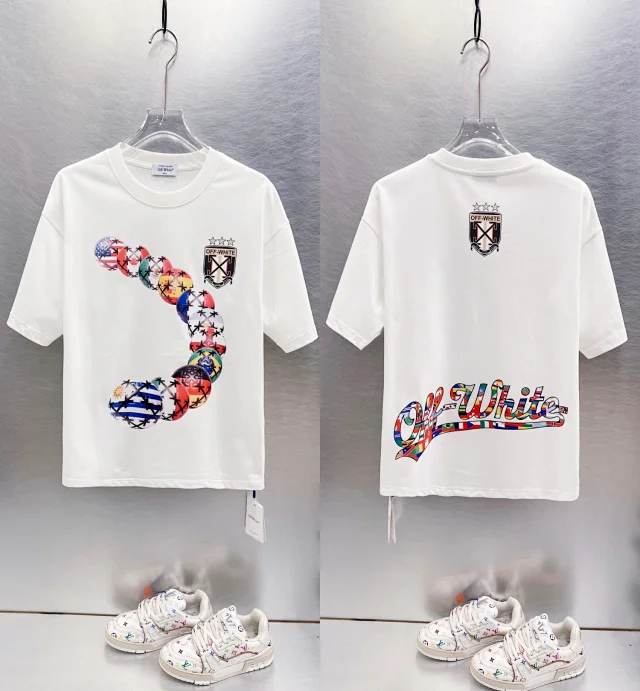Off-White T-Shirts Graphic-print crew-neck product detail image 21