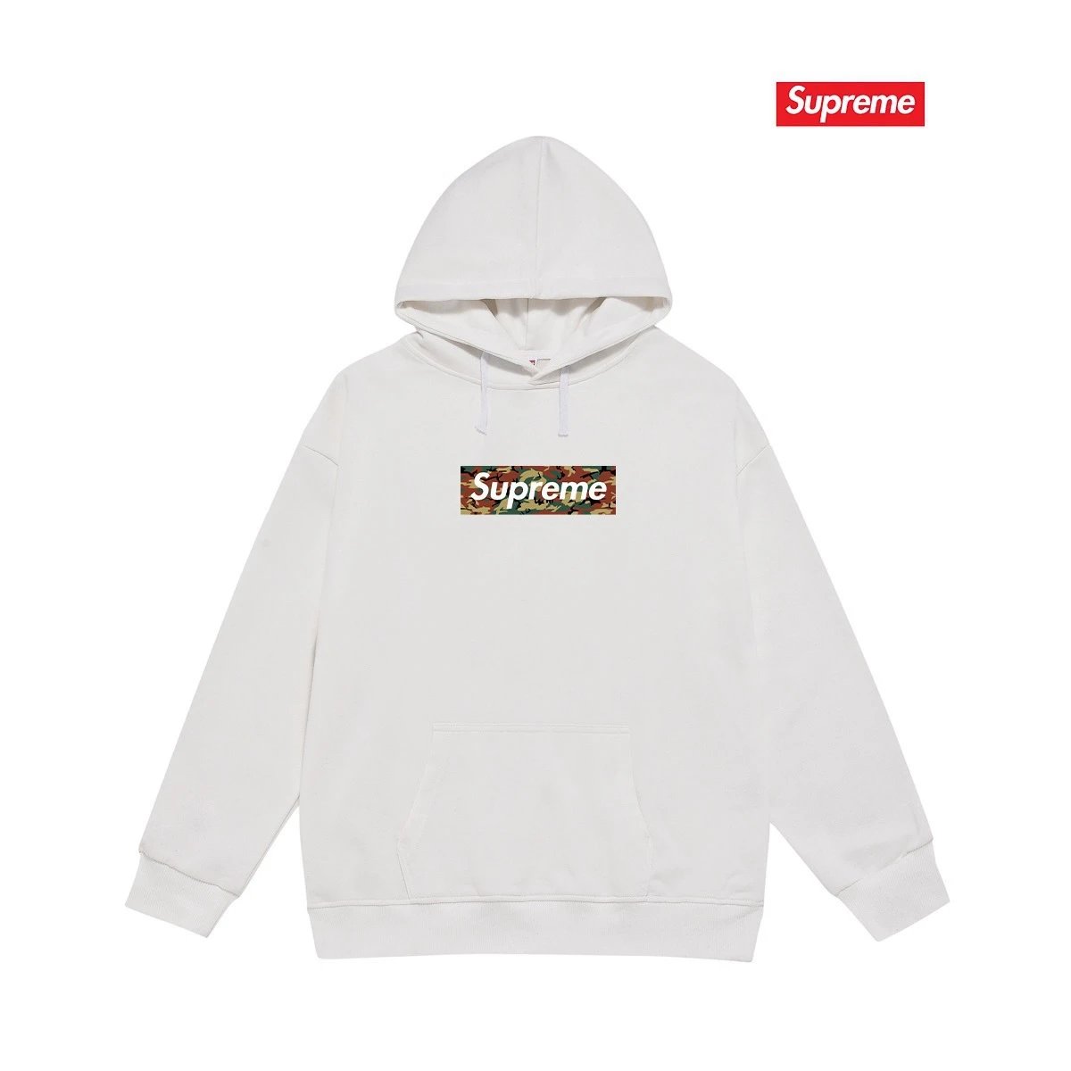 Supreme Hoodies & Sweatshirts Graphic Print Hoodie — S 2227 white