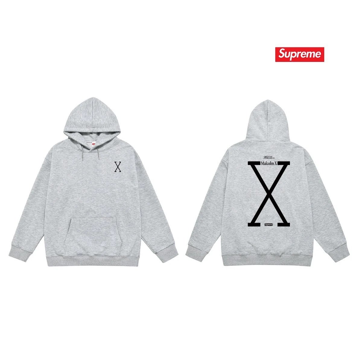 Supreme Hoodies & Sweatshirts Dover Street Market car graphic pullover hoodie — S 2215 Gray with fleece lining