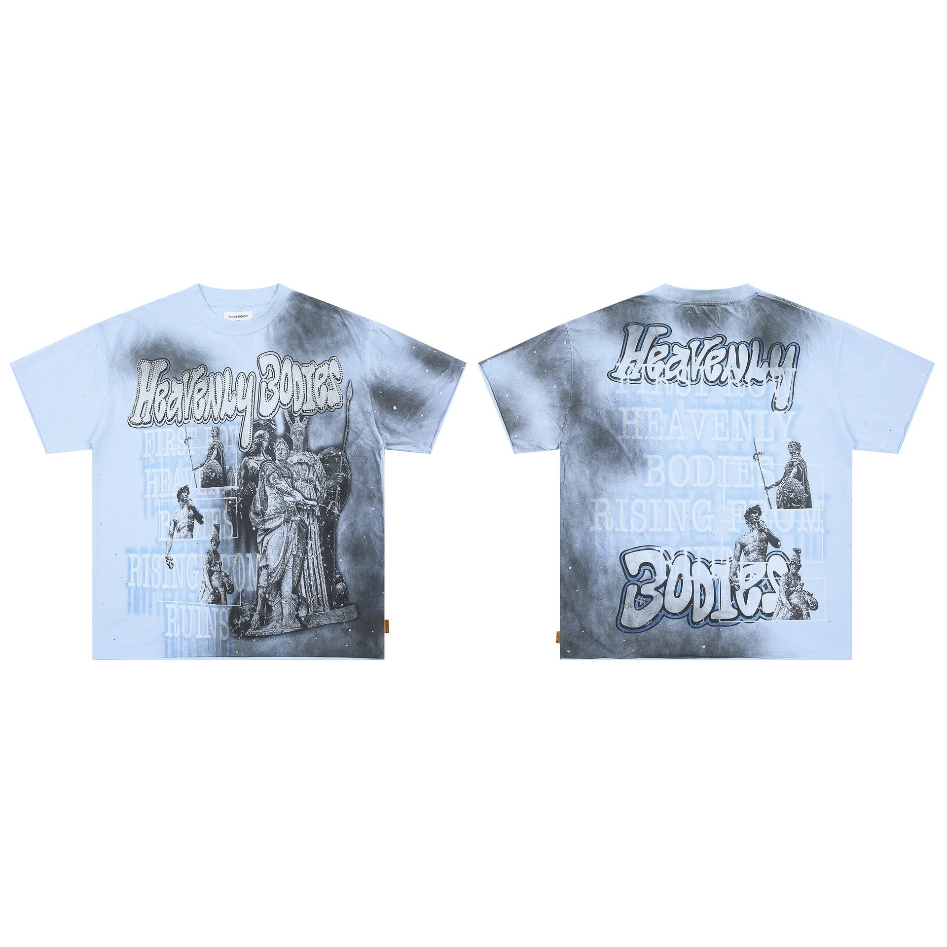 FIRST ROW T-Shirts Graphic Print — F 525#Do the old hot drill