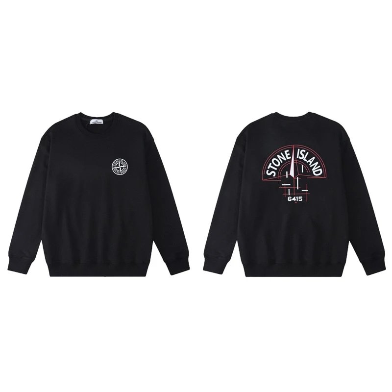 Stone Island Hoodies & Sweatshirts Crewneck graphic sweatshirt — W802 black