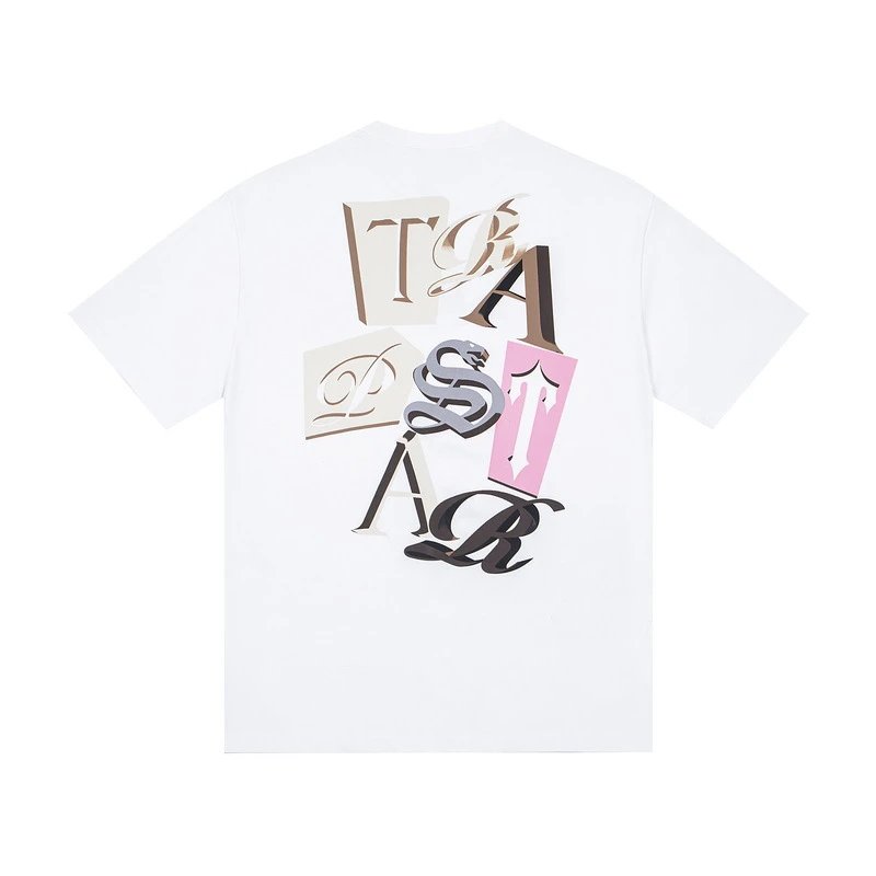 Trapstar T-Shirts Graphic Logo T-Shirt — T 35 white