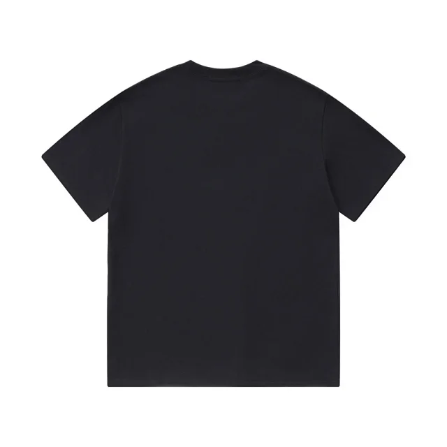 Prada T-Shirts Crew-neck T-shirt with triangular logo plaque product detail image 26
