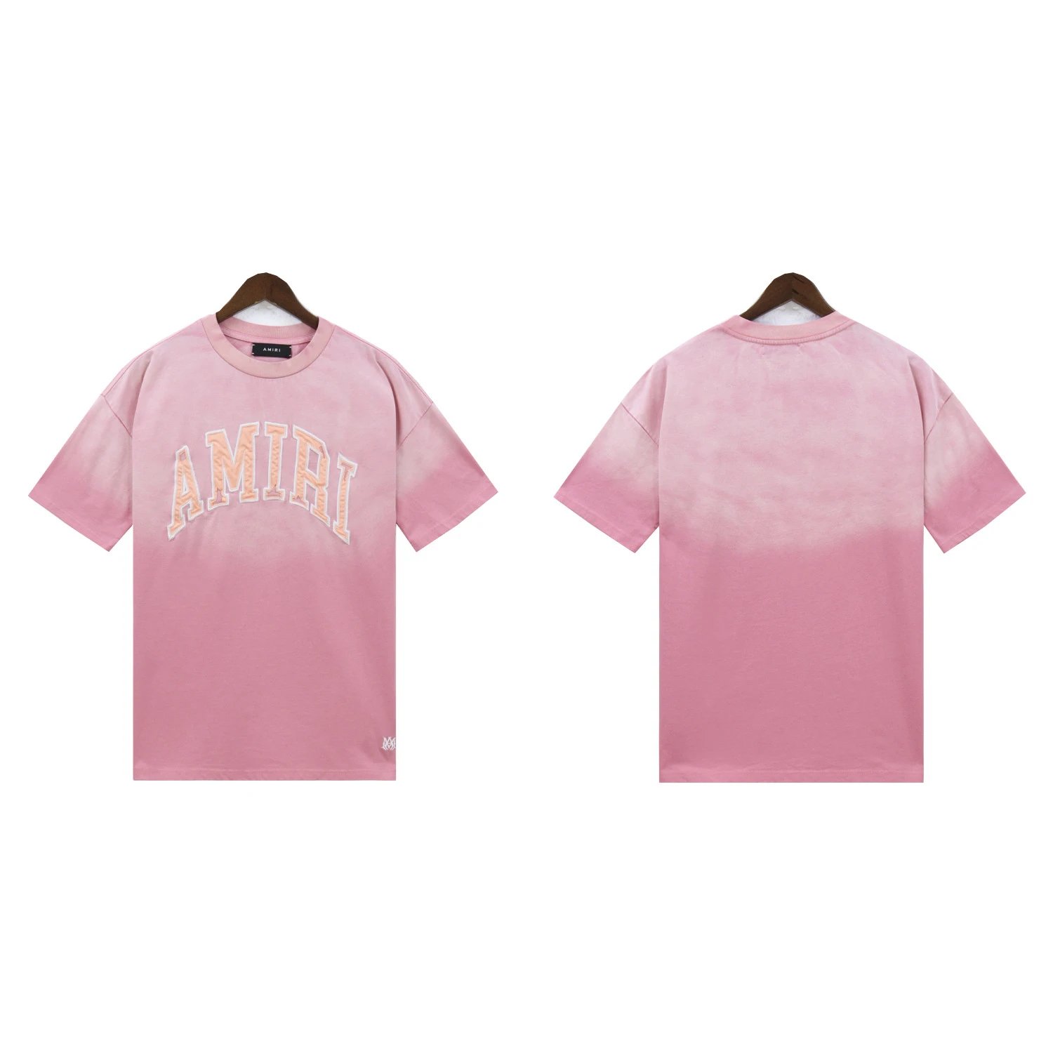 AMIRI T-Shirts Washed Graphic T-Shirt — 2218 pink