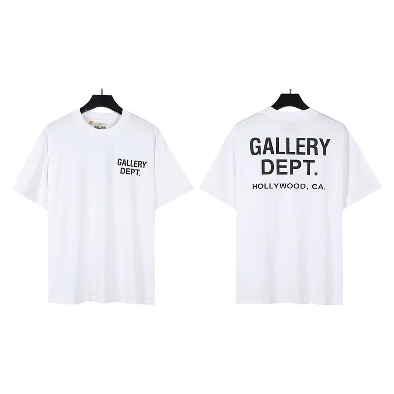 Gallery Dept. T-Shirts Loose Graphic Print — 9008 White (Digital Direct Injection)
