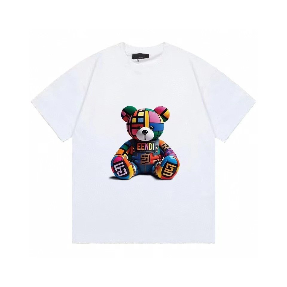 Fendi T-Shirts Monster Eyes Graphic — 36