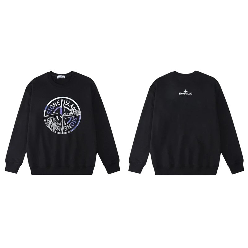 Stone Island Hoodies & Sweatshirts Crewneck graphic sweatshirt — W806 black