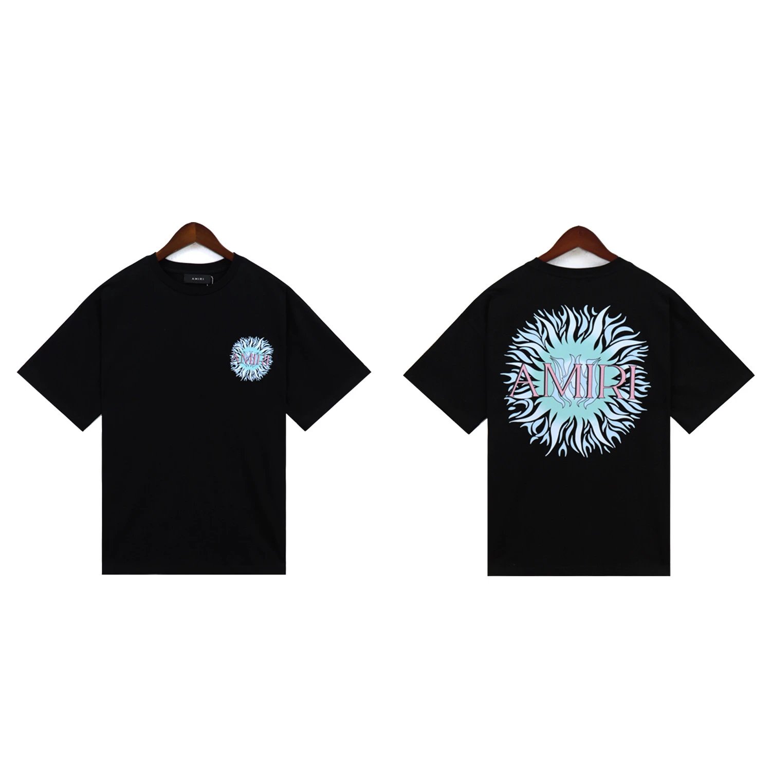 AMIRI T-Shirts Washed Graphic T-Shirt — 2208 black